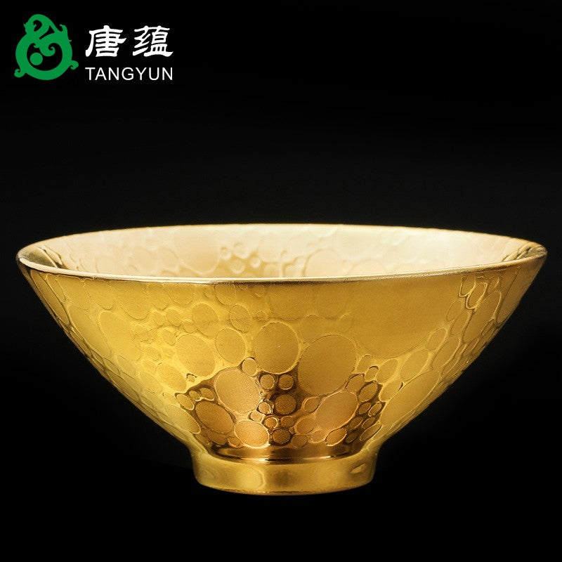 Gilded Fortune Cup Teacup Douli Cup Teacup Gongfu Teacup