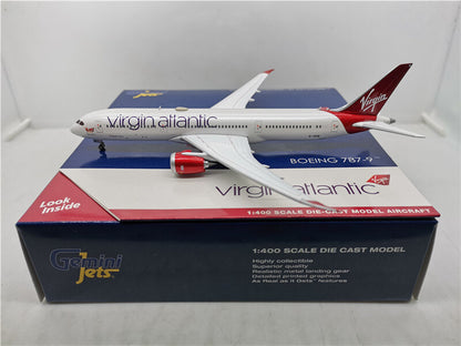 GeminiJets VIRGIN ALLANLIC FOR BOEING B787-9 G-VZIG 1/400 plane Pre-built Model