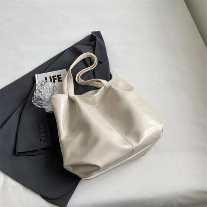Big Shoulder Bags Women Tote Bag 2023 Winter Hand Bag Travel Handbag