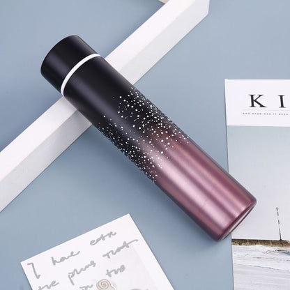 Water Bottle 200ml Slim Double Wall Thermos Thermal Cup Travel Mug Vacuum Flasks