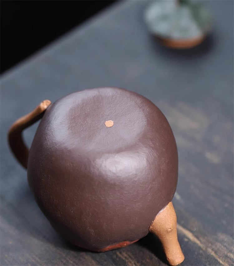200cc chinese Yixing Handmade Zisha Zi clay Teapot eggplant GongFu hu Tea Pot