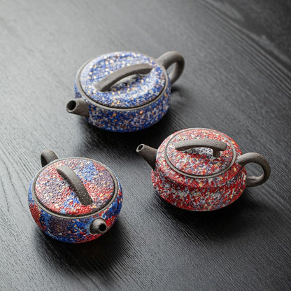 Crude Pottery Tea Pot Antique Style Chinese Ceramic Master Pot Handmade Craft
