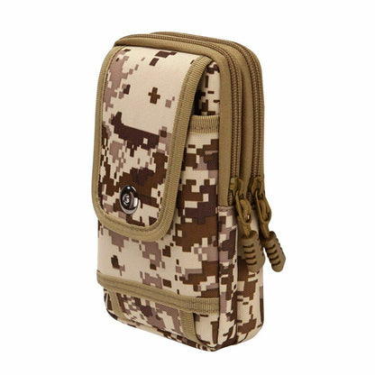 Oxford Cloth Outdoor Tactical Bag Mobile Phone Waist Belt Pack Pouch Hunting 70g