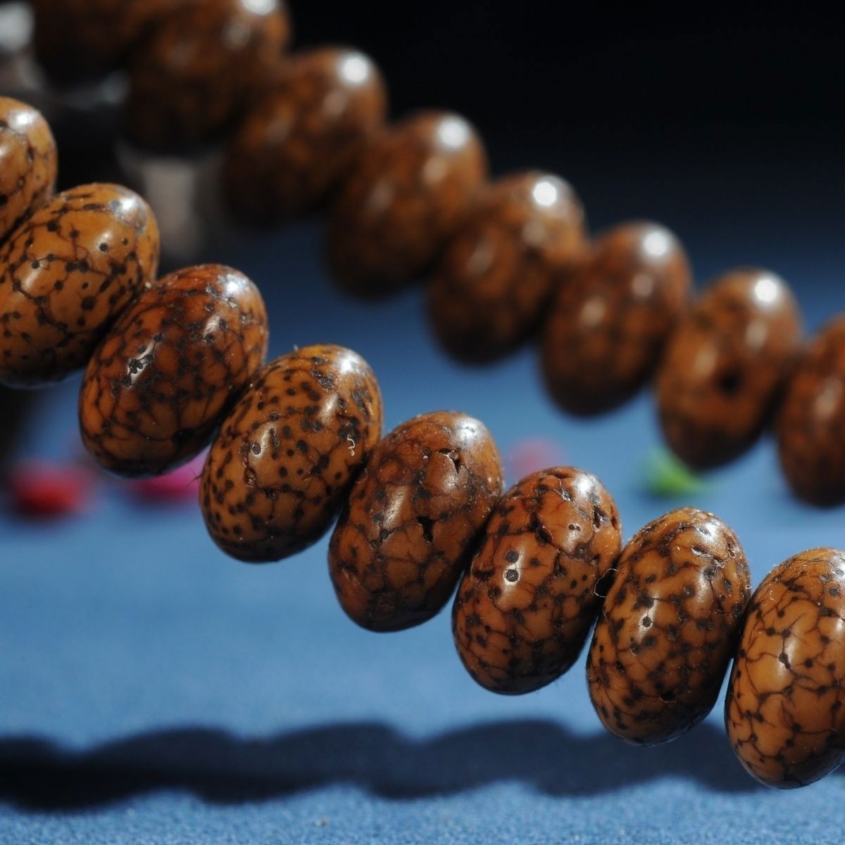 Tibetan Bodhi Bead 108 Beads Necklace Star Moon Prayer Beads Bracelet Buddhist