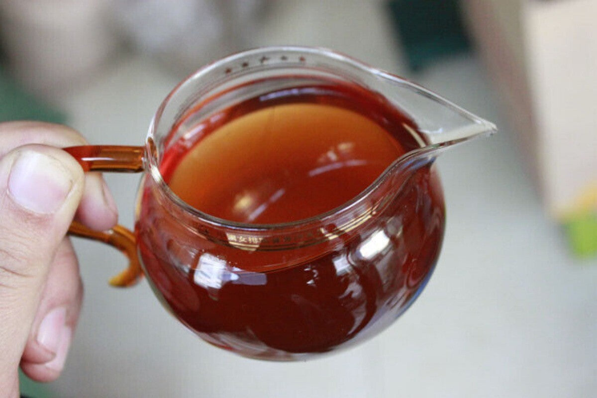 1999 Yunnan Tong Qing Hao Yiwu Mt. Old Tea Ripe Puer Cooked Puerh Tea Cake 357g