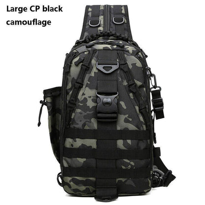 Men's Military Shoulder Bag Army Body Chest Bags Trekking Crossbody Hiking Pack