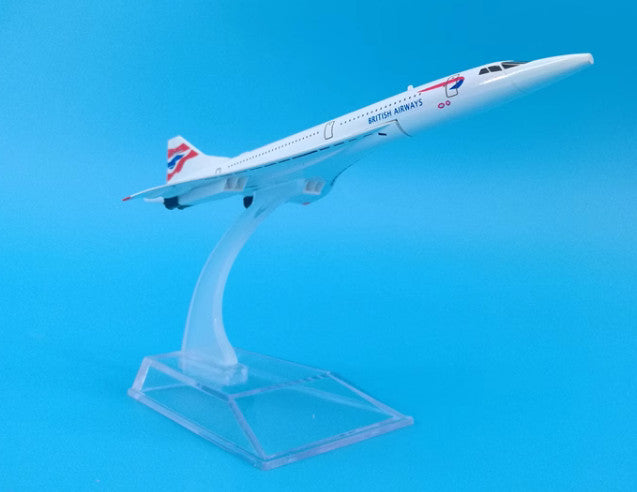 16cm BRITISH AIRWAYS Concorde Passenger Airplane Diecast Aircraft Plane Model