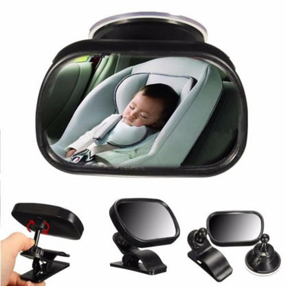 Car Baby Back Seat View Mirror For Infant Child Toddler Safety Suction&Clip A