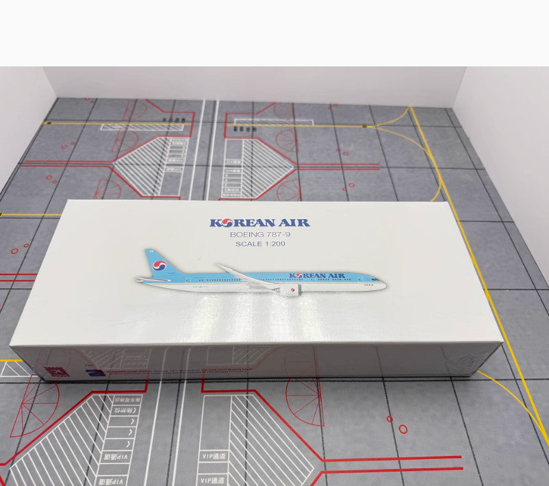 1:200 32CM Hogan KOREAN AIR BOEING 787-9 Aircraft ABS Plastic Airplane Model