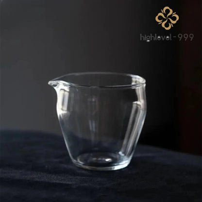 Glass Transparent Fairness Cup 150ml 5.1oz Chinese Kung Fu Tea Set Tea Pitcher