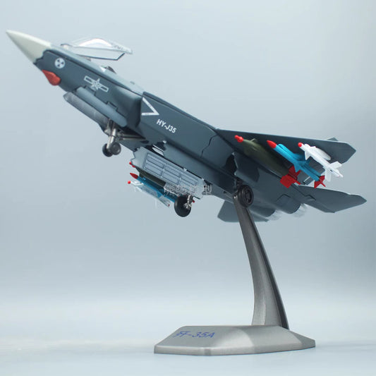 1:72 24CM THE J-35A STEATH CARRIER BASED Fighter Jet Diecast Aircraft Model