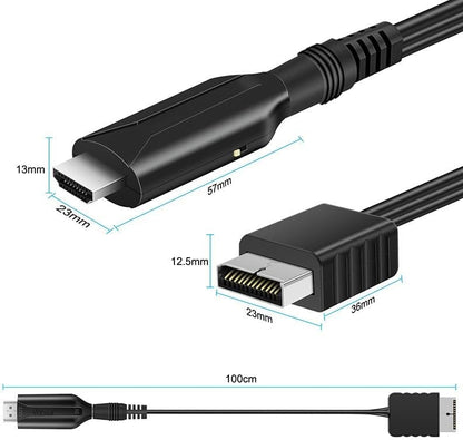 For Sony PS1 PS2 to HDMI Adapter Cable Game Console Audio Video Converter Lot