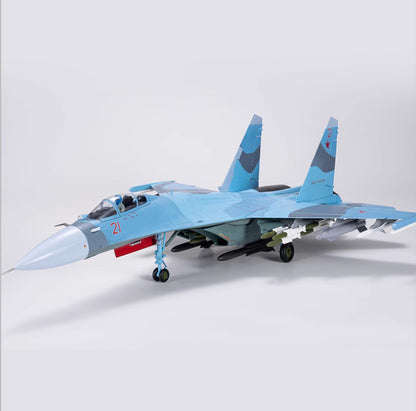 1:32 72CM Sukhoi SU-27 Fighter Aircraft Diecast Military Airplane Plane Model