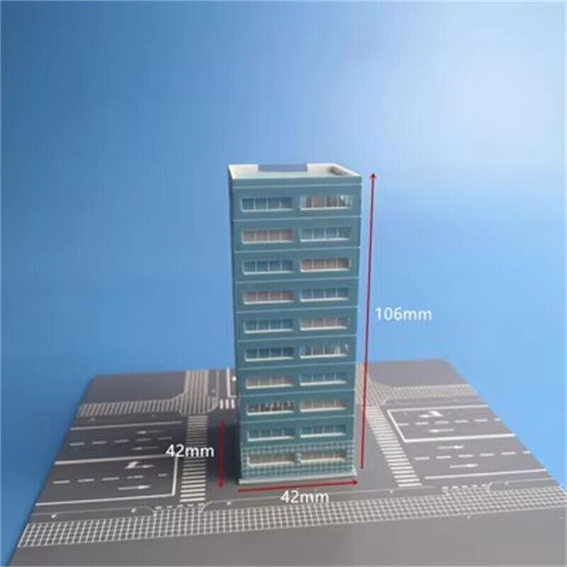 1/300 Scale Railway Station Scene Building City High-Rise Building Model Toy
