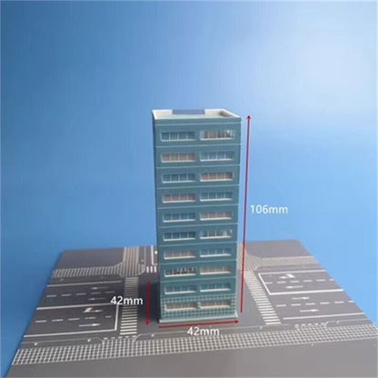 1/300 Scale Railway Station Scene Building City High-Rise Building Model Toy
