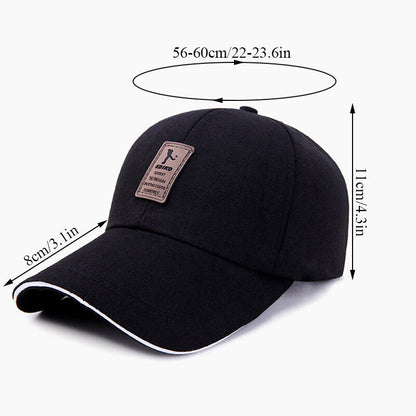 Unisex Canvas Washed Baseball Ball Cap Golf Outdoor Sport Adjustable Hat Sun Hat