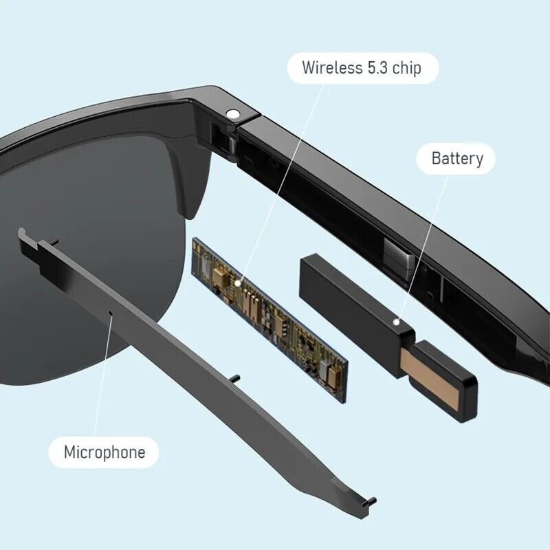 BEST Sunglasses Bluetooth Headphones For Cell Phones Universal Hands Free Call