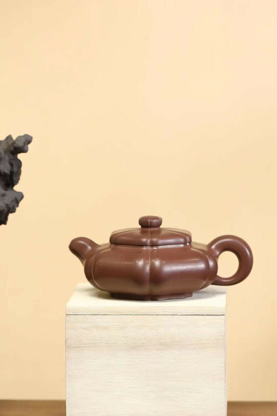 280cc chinese Yixing Handmade Zisha teapot DiCaoQing clay BianYu Gongfu Tea Pot