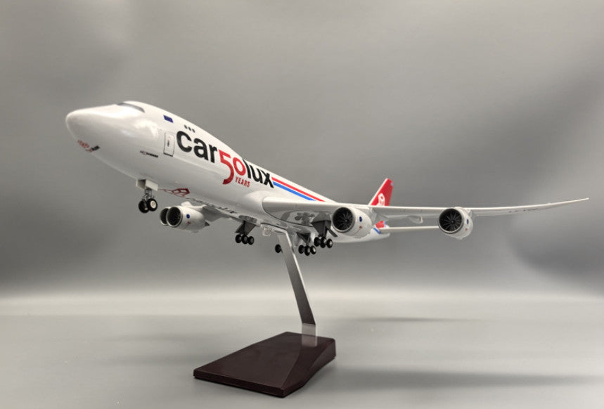 47CM 1:160 Cargolux BOEING 747-8F Airplane Landing Gears Resin Aircraft Model