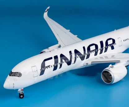 1:200 34CM JC Wings FINNAIR AIRBUS A350-900XWB Passenger Airplane Diecast Model
