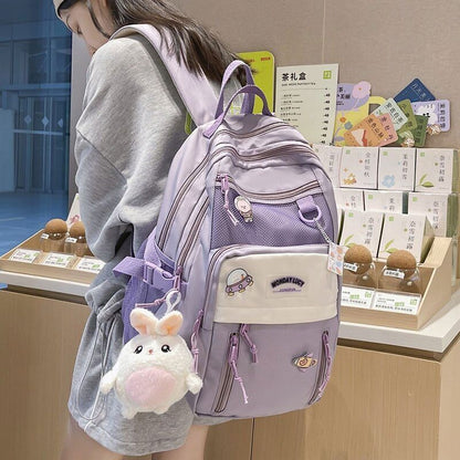 Women Backpack College Schoolbag Teenage Girls Travel Backpack Bookbag
