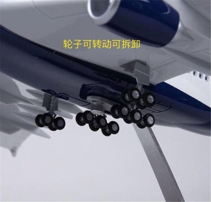 46CM 1:160 BRITISH AIRWAYS AIRBUS A380 Airplane Landing Gear Resin Plane Model