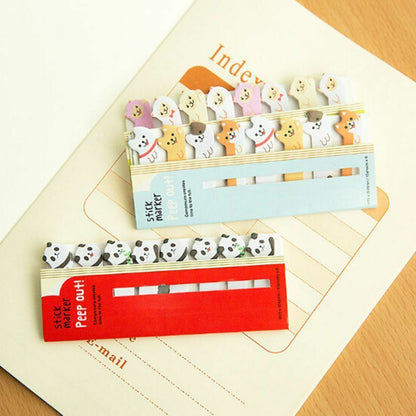 Sticky Notes 1PCS Cute Kawaii Cartoon Animals Cat Panda Dog Memo Pad Notebook