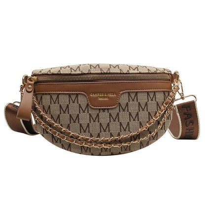 Printed Plaid Pattern Packs Women Bag Female Waist Pack Ladies Crossbody Bag