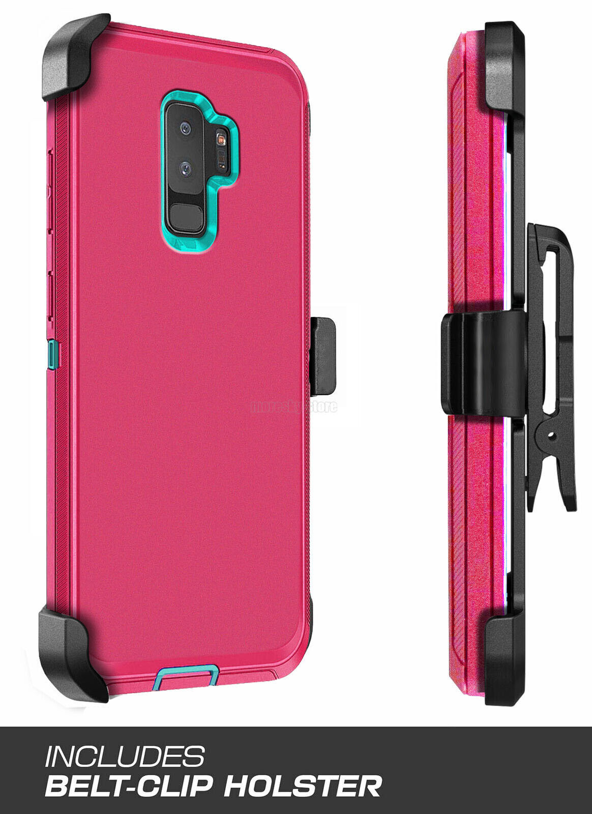 For Samsung Galaxy S9 /S9 PLUS Belt Holster Case Hard Shockproof Cover Accessory