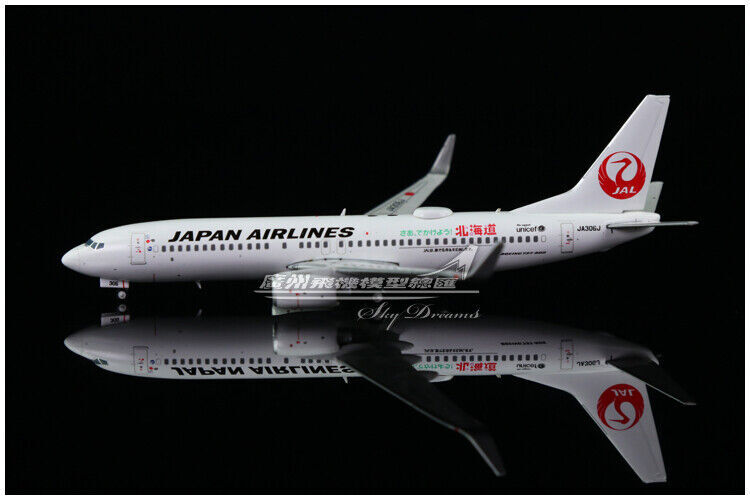 1:400 JC Wings JAPAN AIRLINES BOEING 737-800 Passenger Airplane Diecast Model