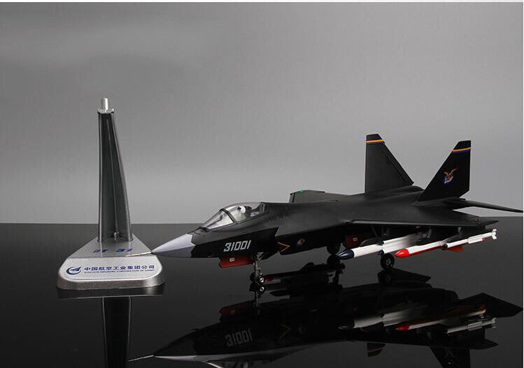 TEERBO China J-31 FIGHTER PLANE Original 1/48 diecast plane model aircraft