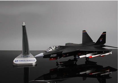 TEERBO China J-31 FIGHTER PLANE Original 1/48 diecast plane model aircraft