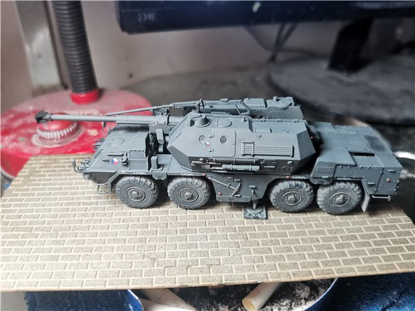 3D Printed 1/72 Czech Dana Self-Propelled Howitzer Finished Tank Product