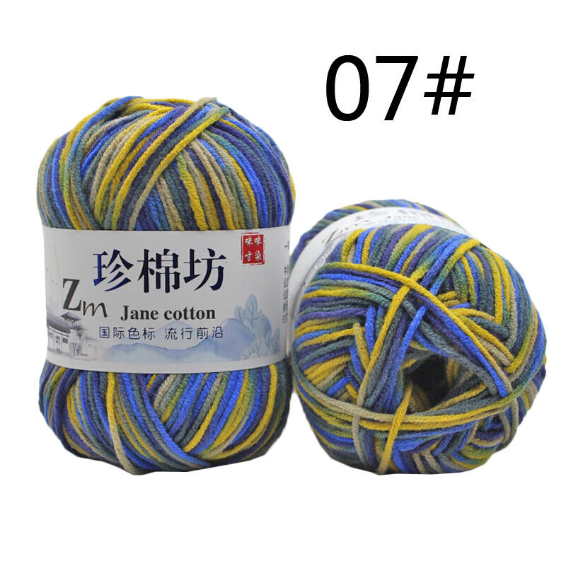 Hot Sale 50g Soft Crochet Yarn DIY Hand Milk Baby Cotton Knitting Wool Yarn