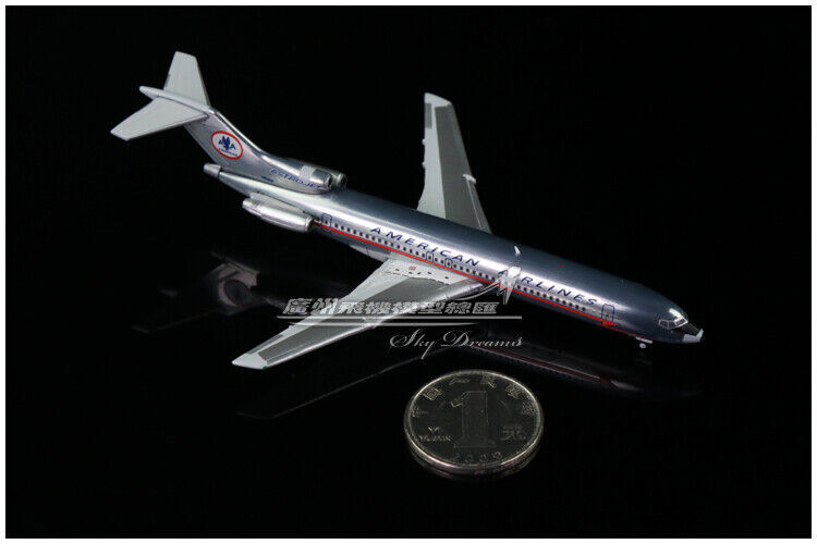1:400 JC Wings AMERICAN AIRLINES BOEING 727-200 Passenger Airplane Diecast Model
