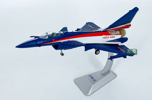 1:100 CHINA AIR FORCE J-10C Fighter Performance Airplane Diecast Military Model