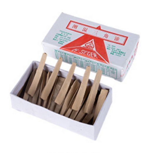 Pottery Tools Kiln Temperature Measurement Cone Ceramics Firing Refractory 35Pcs