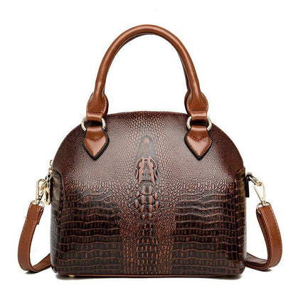 Synthetic Leather Shoulder Bags Large Women Messenger Handbag 25*22*10 CM Zipper
