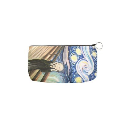 Canvas Cosmetic Bag Art Print Makeup Pouch Bags Traveling Lipstick Handbag Purse