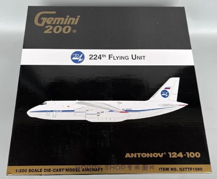 1:200 35CM GeminiJets Antonov AN-124 Transport Airplane Diecast  Aircraft Model