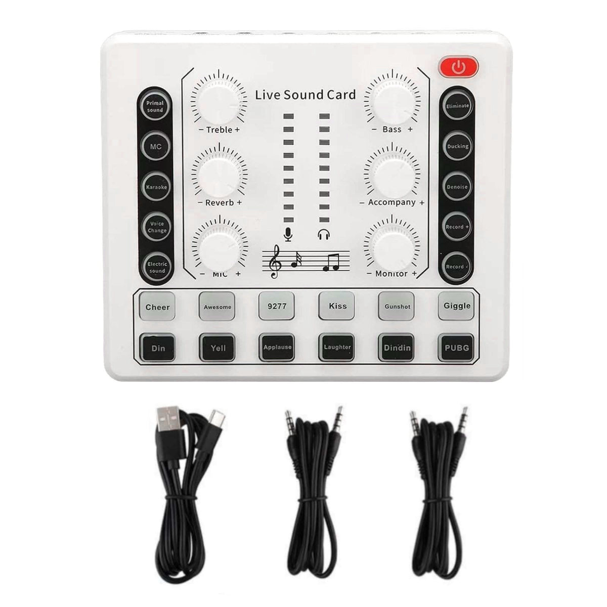 For Live Steaming For Podcasts M8 Sound Card Body Multi-scenario Compatibility