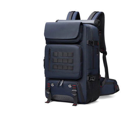 Men Travel backpack17 inch Laptop Backpack Shoe Bag 50L outdoors Hiking Backpack