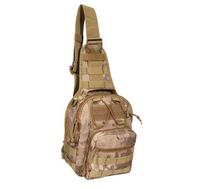 Men's Tactical Chest Bag Outdoor Hiking Climbing Backpack 600D Shoulder Bag
