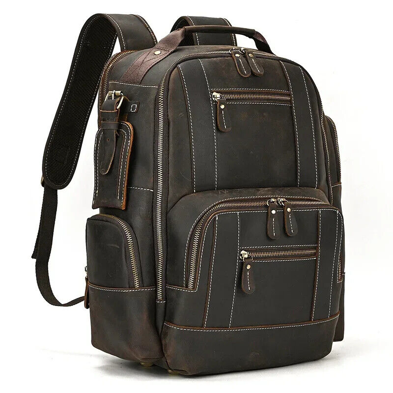 Bags Men's Backpack Backpack Travel Backpack School Bag Men Leather Daypack