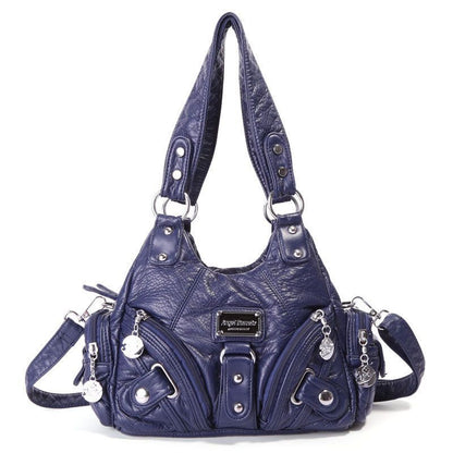 Handbags Luxury Soft Synthetic Leather Shoulder Bags Large Shopping Tote Purses
