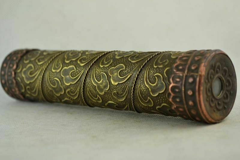 Chinese handmade bronze telescope