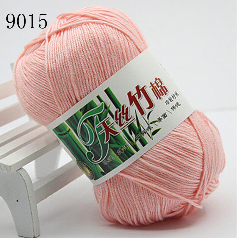 Hot Sale 50g Soft Bamboo Crochet Cotton Yarn Knitting Baby Knit Wool Yarn