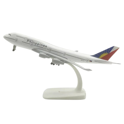1:350 Scale 20cm Philippine Airlines B747 Airplane Diecast Alloy Model Toy Gifts