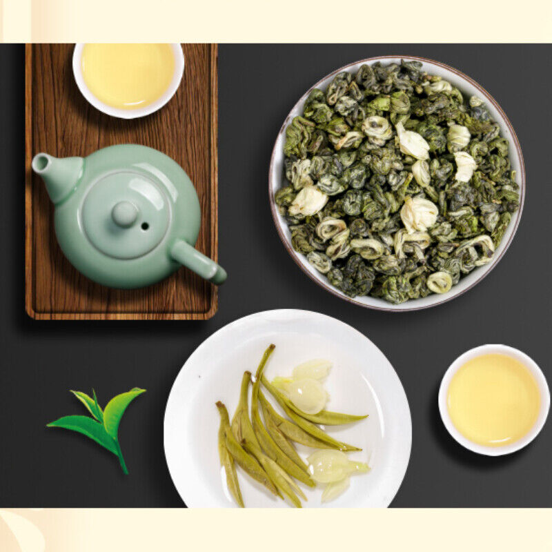 Premium Grade Jasmine Flower Tea Natural Chinese Green Tea 100% Organic 250g