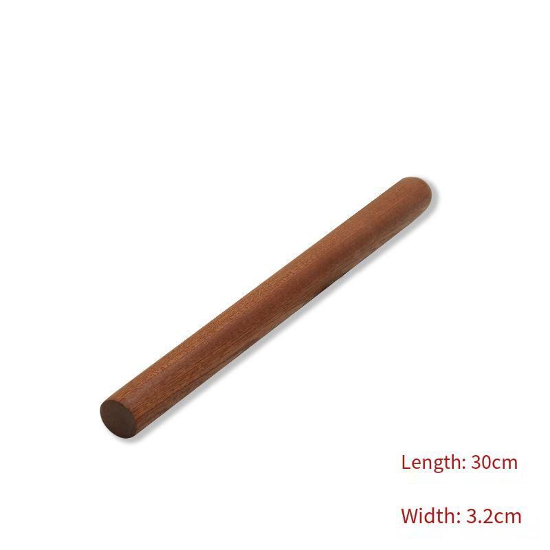 Rolling Pin Solid Wood Natural Unpainted Ebony Baking Tool Kitchen Dough Rollers